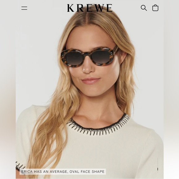 KREWE Margaret Venezia Tortoise Sunglasses - Picture 3 of 8